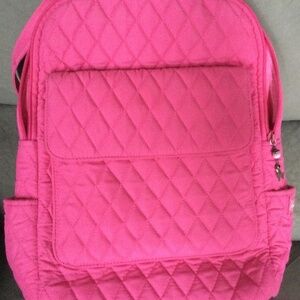2004 Vera Bradley Classic Pink Microfiber Backpack